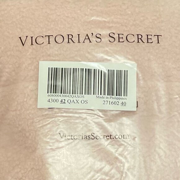PINK Victoria's Secret Plush Teddy Cozy Fleece Sherpa Tote Bag - NWT - Picture 6 of 7